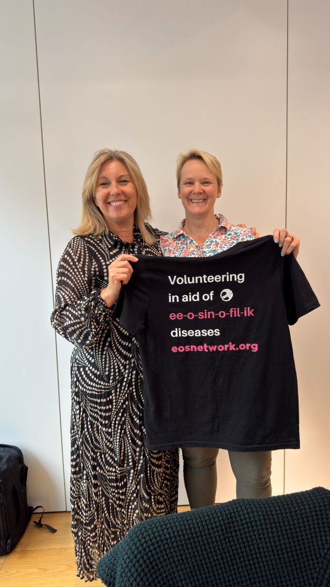 CharityEos's tweet photo. 💜 Thank you, Pippa!👉 https://t.co/tKOLsBtuAH
After 5 years as Trustee, your dedication has made a huge impact at EOS Network. Wishing you every success in your next chapter! 🚀 #EosinophilicDiseases #Charity #ThankYou #RareDisease #EOSNetwork https://t.co/gxbECtsg7A