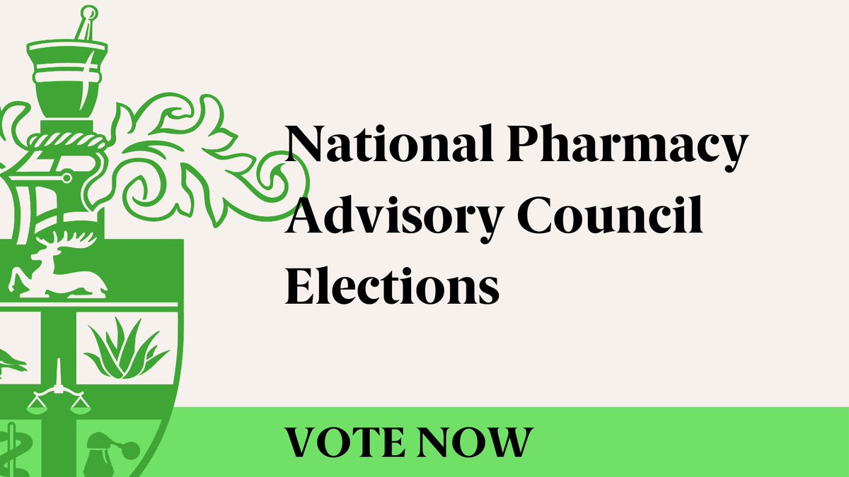 rc_pharm's tweet photo. Voting for the Royal College of Pharmacy elections closes on 11 March 2026. 

Cast your vote to help create the National Pharmacy Advisory Councils in your nation. 

Vote now: https://t.co/Jhr2FkRcLZ https://t.co/yJCLZai5Wb