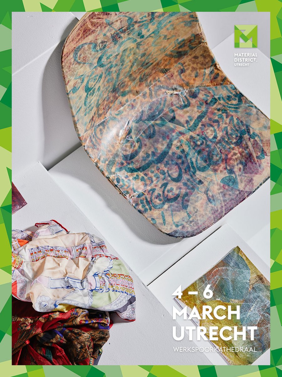 materialdistrct's tweet image. Material of the day: WasticFiber ♻️🧵
By RK Collective, this composite merges waste soft plastic bags with textile fibres into lightweight, strong sheets. 

Discover it at MaterialDistrict Utrecht (4–6 March 2026). 🎟️

#MaterialoftheDay #Material #MaterialDistrictUtrecht #MDU2026