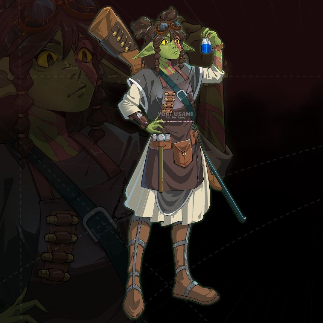 yoriusamistudio's tweet photo. Goblin girl commission done! 💚
Any goblin lovers on my timeline? Let's be #artmoots !
#goblingirl https://t.co/2qRLjuPe83