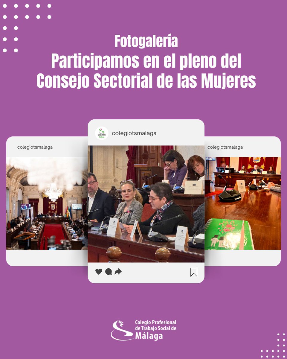 Colegio Profesional de Trabajo Social Málaga tweet media