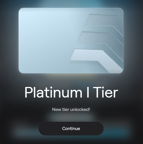 After more than 1 year plus of using <a href="/AbstractChain/">Abstract</a> I am finally Platinum tier!

It has been a long journey and seeing how the green chain continues to improve gives me hope for it being one of the best consumer chains in the years to come 🔥🤝