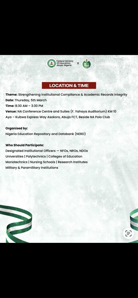 Federal Ministry of Education tweet media