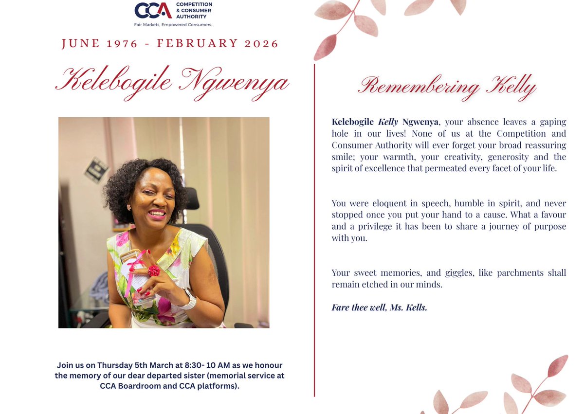 Competition & Consumer Authority Botswana tweet media