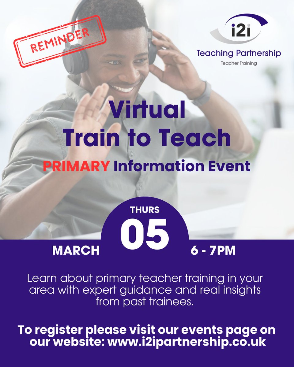 i2i Teaching Partnership & SCITT tweet media