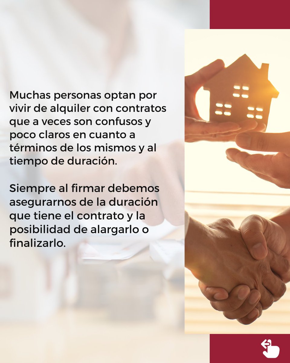 ROGfincas's tweet photo. 🏠 ¿Sabías que un contrato de alquiler no se
convierte en indefinido como tal?

La Ley de Arrendamientos Urbanos establece unos
plazos mínimos y determinadas prórrogas automáticas
que es importante conocer antes de firmar o finalizar
un contrato. https://t.co/eqJZHJnVFf
