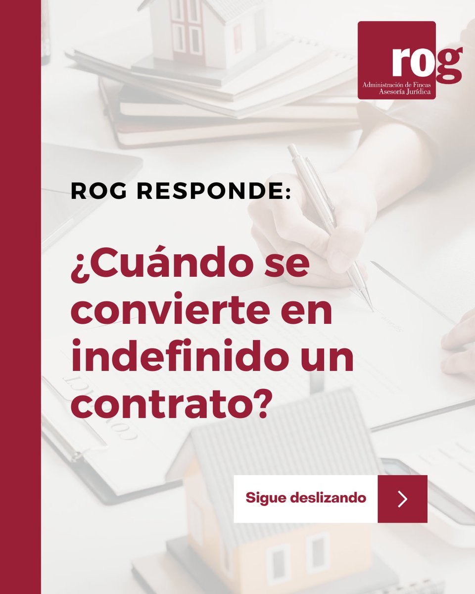 ROGfincas's tweet photo. 🏠 ¿Sabías que un contrato de alquiler no se
convierte en indefinido como tal?

La Ley de Arrendamientos Urbanos establece unos
plazos mínimos y determinadas prórrogas automáticas
que es importante conocer antes de firmar o finalizar
un contrato. https://t.co/eqJZHJnVFf