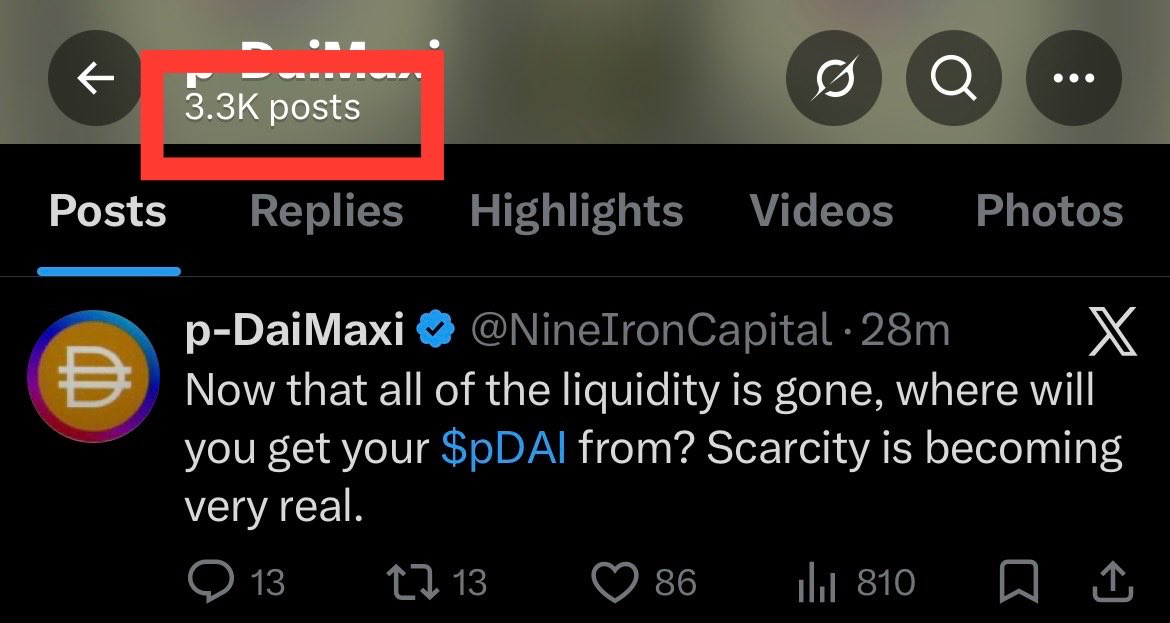 How interesting. I assume this was still 3.3 yesterday on 3/3 👀