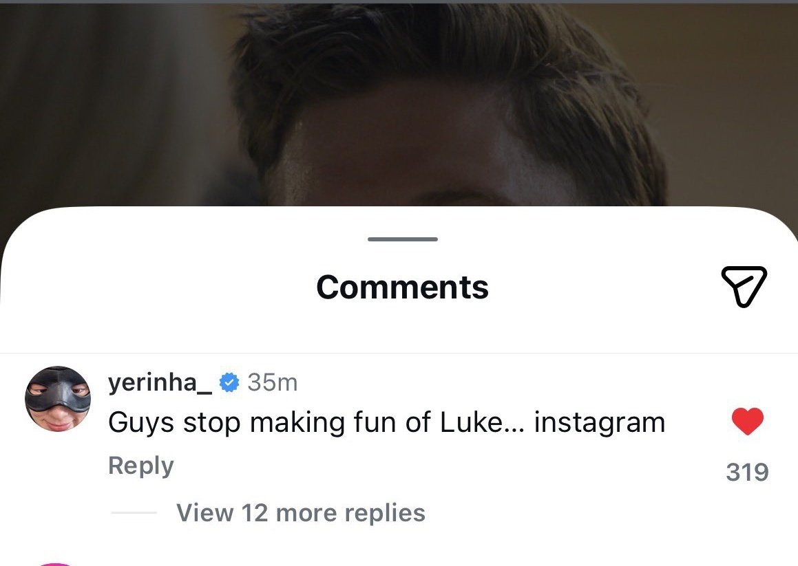 hourlylukeyerin's tweet photo. Guys Yerin says stop making fun of Luke ..... instagrammmm https://t.co/9kbmLCaclj