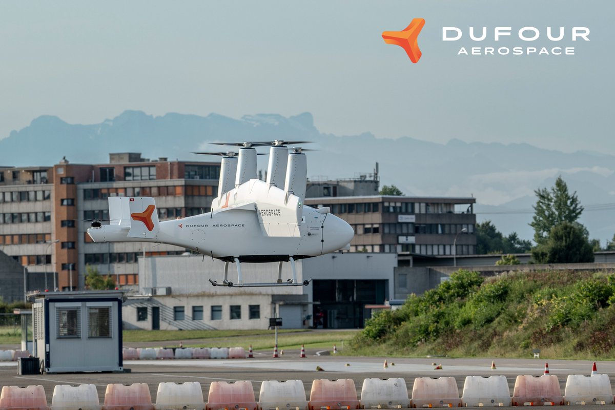 DufourAero's tweet photo. A 5 kg spare part can shut down a multi-million-dollar operation. Not because it is expensive, but because it is missing.

In remote energy sites, industrial facilities, or distributed infrastructure networks, the real cost of logistics is downtime. When a critical component does not arrive on time, crews wait. Assets remain idle. Schedules tighten. Revenue is affected. The impact compounds quickly.

Hybrid-electric tilt-wing drones offer a different approach to time-critical logistics. By combining vertical takeoff with efficient forward flight, they remove infrastructure constraints while maintaining long-range performance.

For commercial operators, this means:
• Faster response to urgent part deliveries
• Reduced operational interruption
• Greater supply chain resilience
• More predictable planning across distributed assets

If your organization depends on time-critical deliveries, how much does one hour of delay truly cost? Download our brochure to explore how the Aero-200 can strengthen your operations: https://t.co/wRenjaRbZV

#Logistics #SupplyChain #Aviation #Drones #Innovation