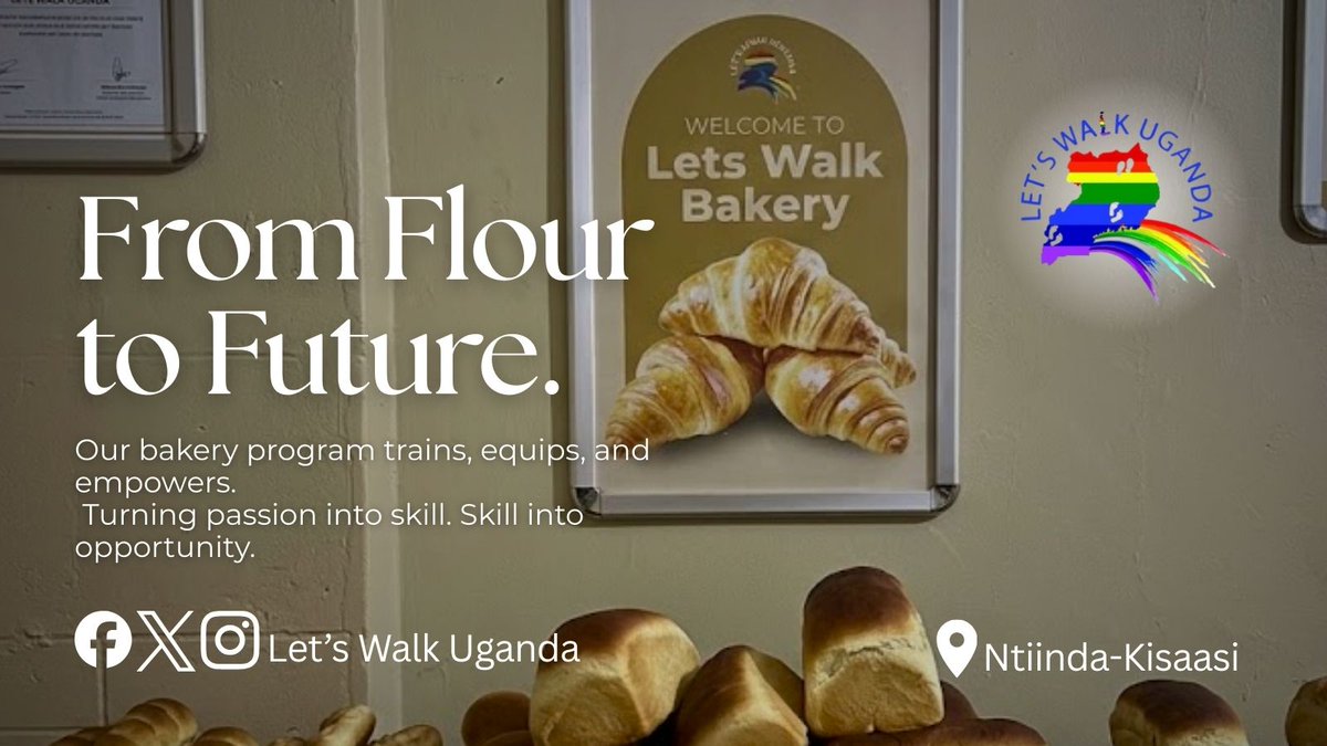 LWUGANDA's tweet image. We’re baking more than bread. 🌈🌈
We’re creating safe beginnings and shared futures.
#letswalkuganda #bakery