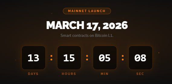 🚨BREAKING News <a href="/opnetbtc/">OP_NET</a> Mainnet Launch Incoming March 17, 2026 🪂

🤝 Follow 🔔 Notification On 👍 Like | 🔁 Retweet | 💬 Comment