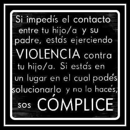 ¿Qué pasa cuando una madre sin tener orden judicial "secuestra a un hijo"? Nada....el padre va a hacer la denuncia por violencia hacia la hija y en la seccional no solo no le toman la denuncia sino que le toman el pelo. Si la madre va con mentiras a hacer una denuncia, si pasa.