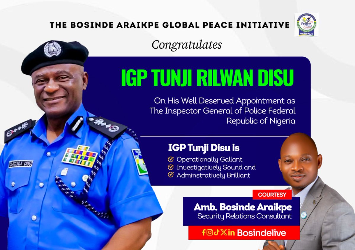 Amb. Bosinde Araikpe tweet media