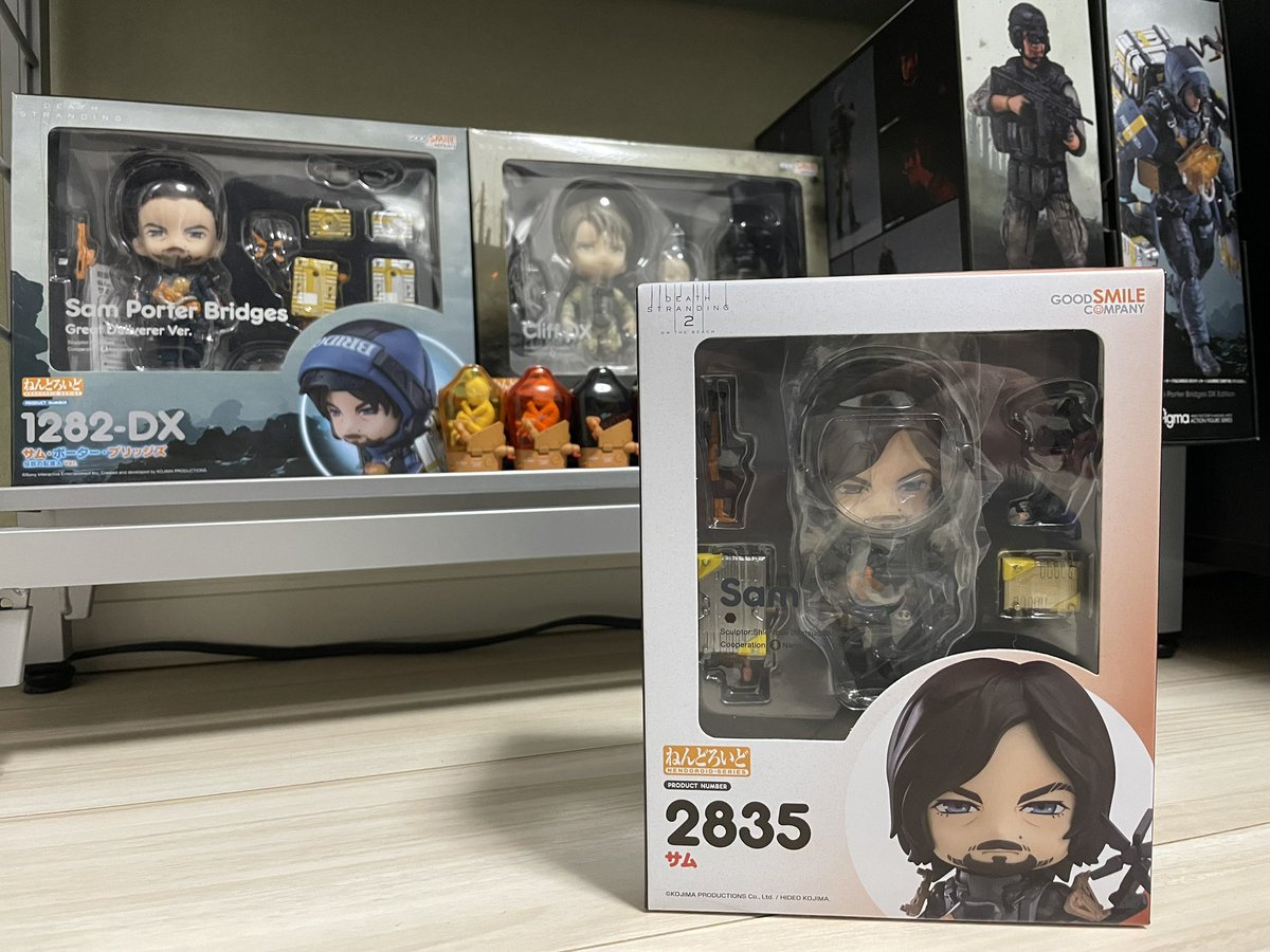 デススト2ねんどろいどサム来たーーー👍🏻👍🏻❤️