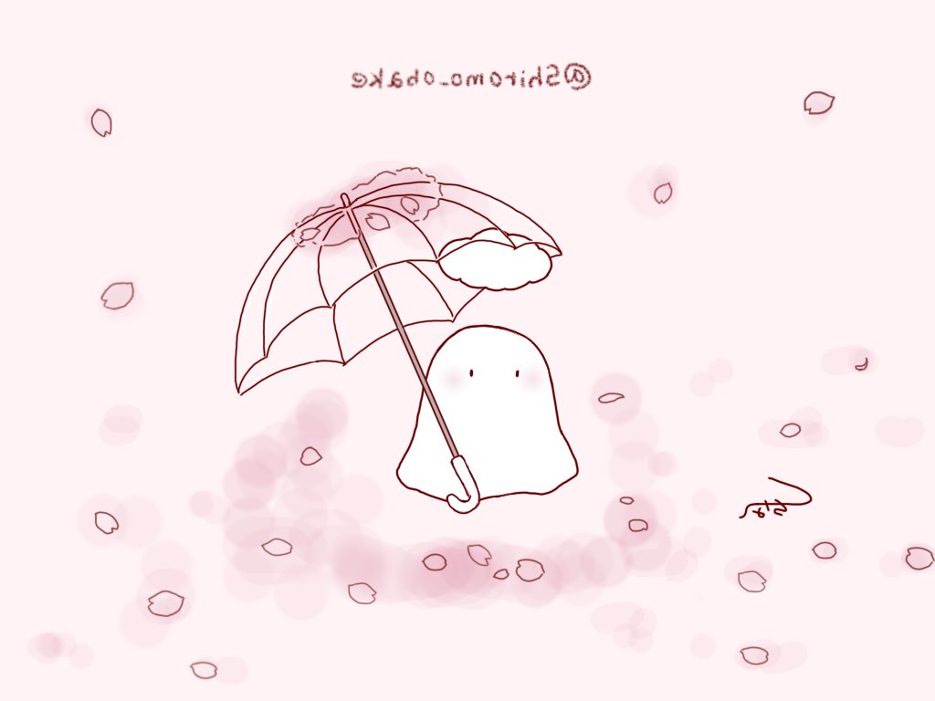 はなのあめ
 #ゆるいイラスト