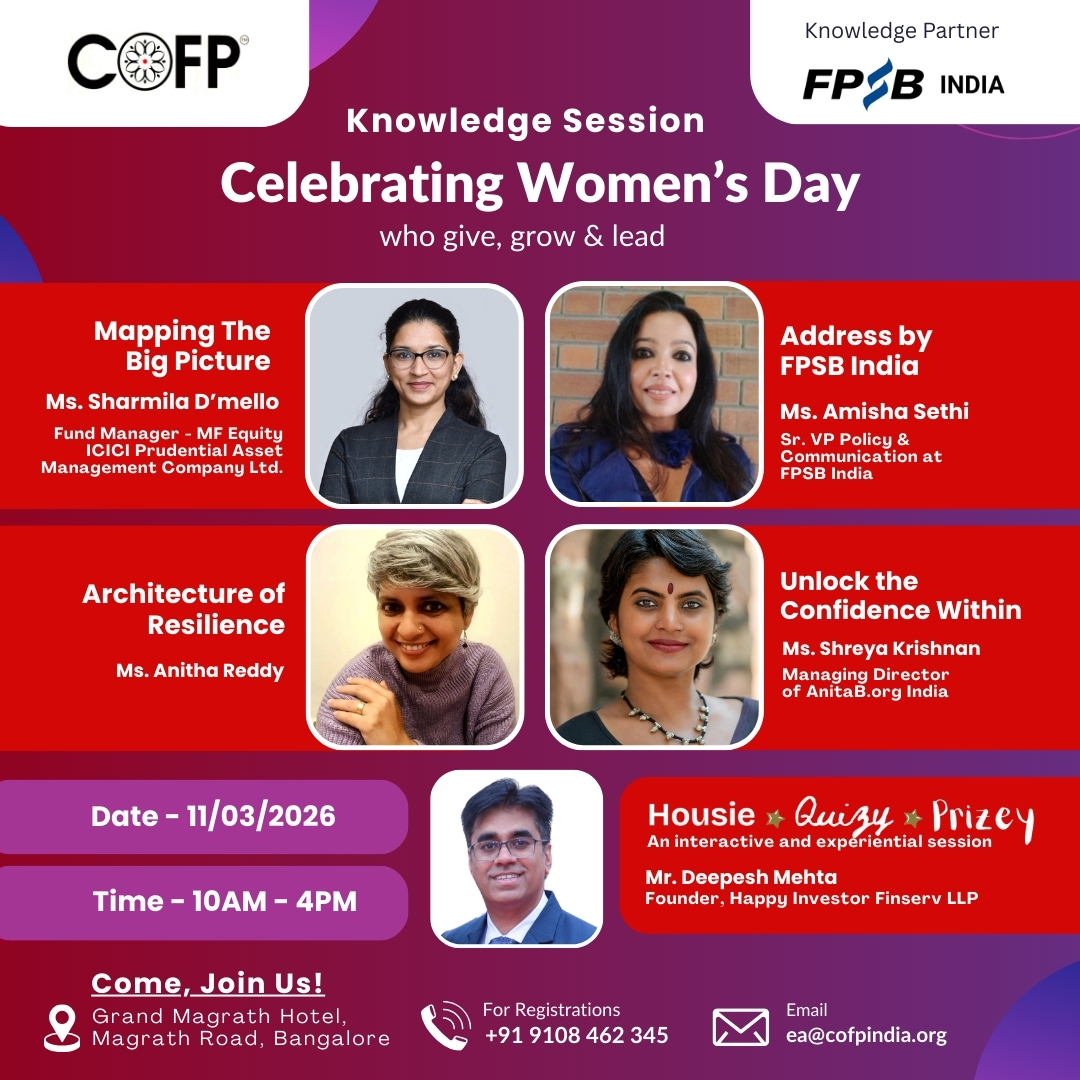 CouncilofFP's tweet photo. COFP invites members to our March Monthly Knowledge Session, a special Women’s Day edition.
11 March 2026 | 10 AM–4 PM
The Grand Magrath Hotel, Ashok Nagar, Bengaluru
Dress Code: Purple, White & Red
#COFP #MonthlyKnowledgeSession #WomensDay2026 #Leadership #BengaluruEvents https://t.co/vRRcS1vNov