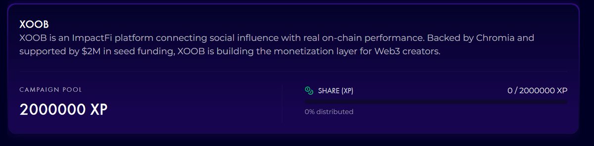 ☕️Hôm nay tranh thủ được ít thời gian để vào X, thấy mọi người đang chơi kèo mới XOOB - <a href="/XOOBNetwork/">XOOB 👾</a> 

👉Vừa có pool 2mXP - mint free thì vừa end
👉Cùng là yap và tương tác như kèo <a href="/RiverdotInc/">River</a> để tích điểm
Link tham gia (ref)
xoob.link/?ref=dccf7ec019