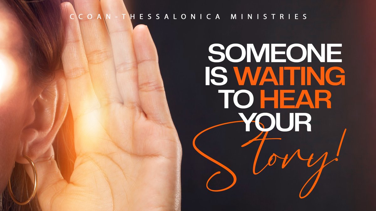 CCOANHarry's tweet image. SOMEONE IS WAITING TO HEAR YOUR STORY! Someone out there is waiting to hear how God changed your life, so that they may also believe in God! Give them a chance to believe by sharing your testimony!!!

#CCOANThessalonica #Testimony