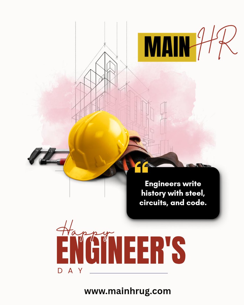 Mainhrconsult's tweet photo. #mainhrconsult #happyengineersday https://t.co/poLa5D85RC