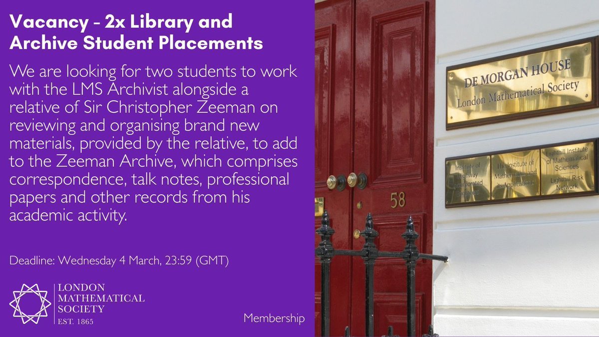 London Mathematical Society tweet media