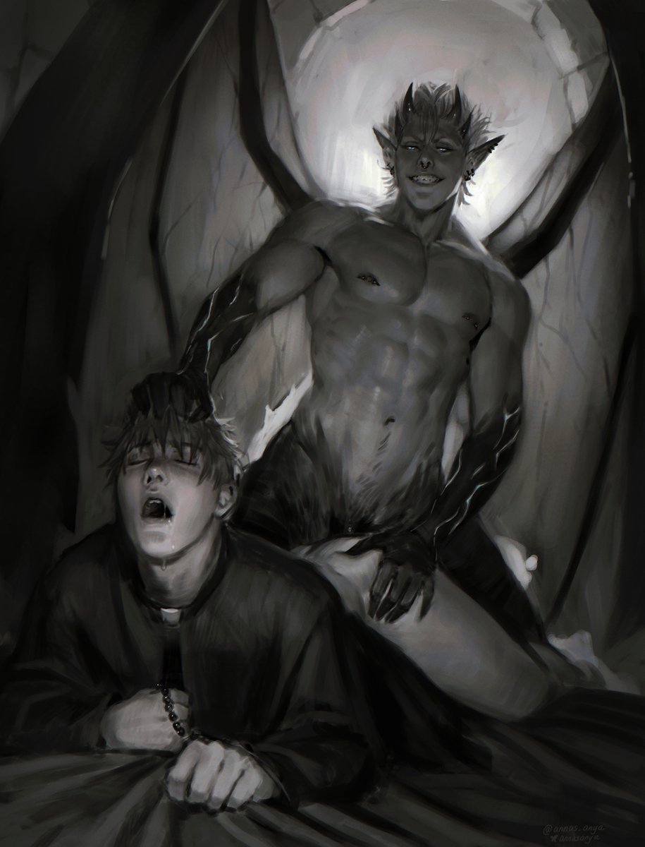 #grimmichi 🔞
from my friend @ Shelenna11  demon AU
Oh, Grimmjow...the hottest body in hell