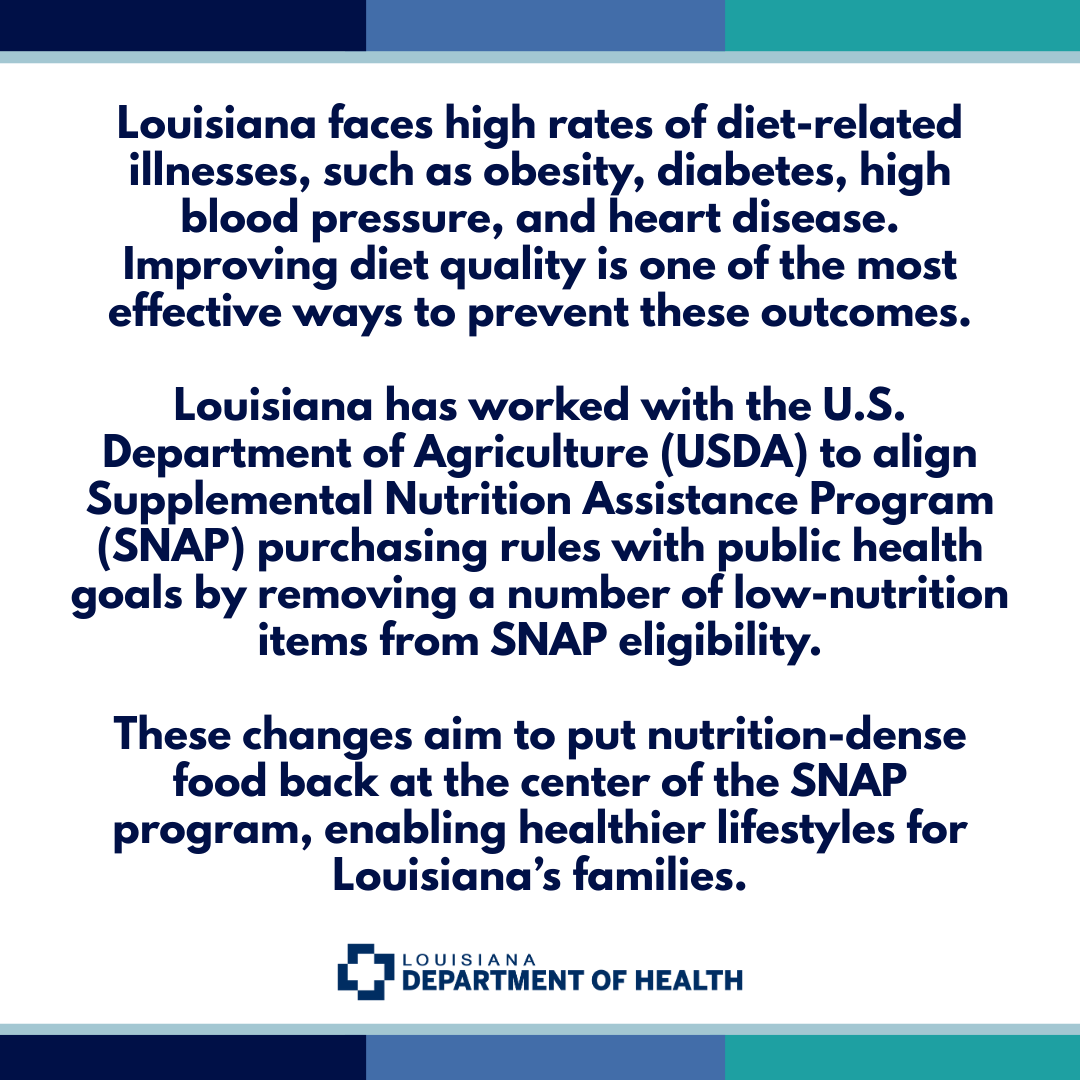 Louisiana Department of Health tweet media