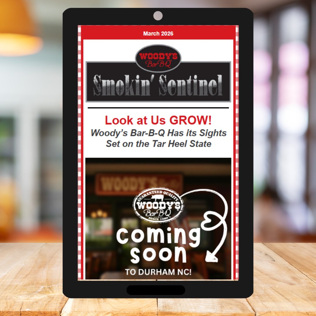 Our March 2026 e-blast is HOT OFF THE SMOKER! If you missed it in your inbox yesterday, you can download your copy HERE: conta.cc/4cdLwIM

It's filled with our latest exciting news, a little NC BBQ history, our company-wide month-long special, and MORE! #ReadAllAboutIt