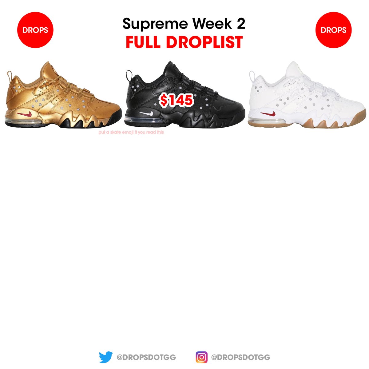 Supreme Drops tweet media