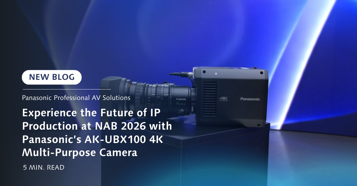 Panasonic Pro AV North America tweet media