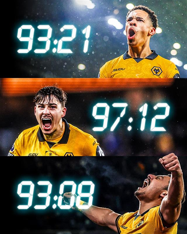 Until the very end 👊

Three stoppage-time goals in our last three home <a href="/premierleague/">Premier League</a> games ⏱️