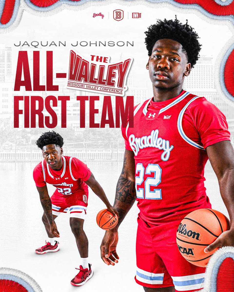 BradleyUMBB's tweet photo. 𝐅𝐢𝐫𝐬𝐭 𝐓𝐞𝐚𝐦 𝐁𝐮𝐥𝐥𝐲 𝐁𝐚𝐥𝐥 💪 😤

Congratulations to @jaquan1145 on being named to the @MVCsports  2025-26 All-MVC First Team! https://t.co/8hVJi2GSsv