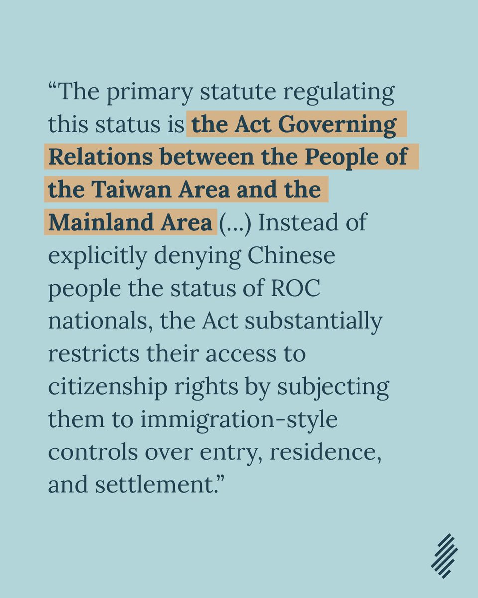 globaltaiwan's tweet image. ❓Citizens, nationals, or in between? 🧳#Taiwan's legal ambiguity on #PRC immigrants causes instability amid rising tensions. 💡Read more: ow.ly/aEwO50Yo8eU #Citizenship #Immigration #Politics #China