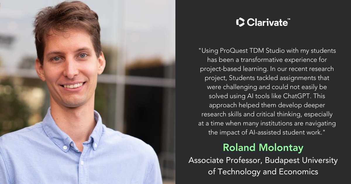 ProQuest, from Clarivate tweet media