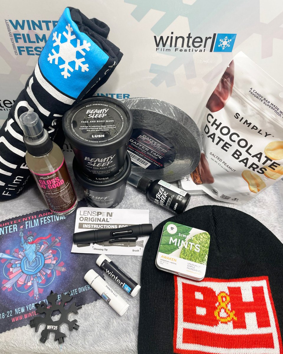 WinterFilmFest_'s tweet photo. Thank you to our amazing #WFF2026 swag and prize sponsors!

@bhphoto
@elvid__cinema
@gafferpower
@lushcosmetics
@miss_jessies
@rosco_labs
@simplygum
@rectified_bourbon
@zoraidascoquitonyc https://t.co/c48ZLKilKv