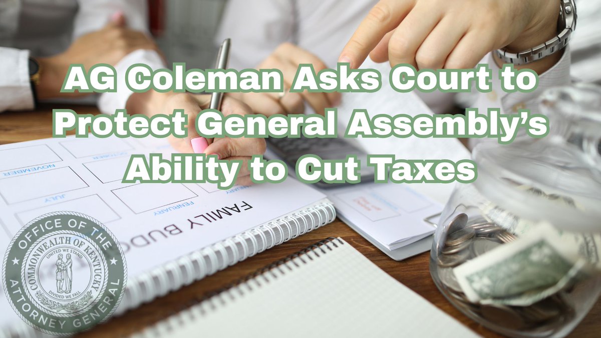 Attorney General Russell Coleman tweet media