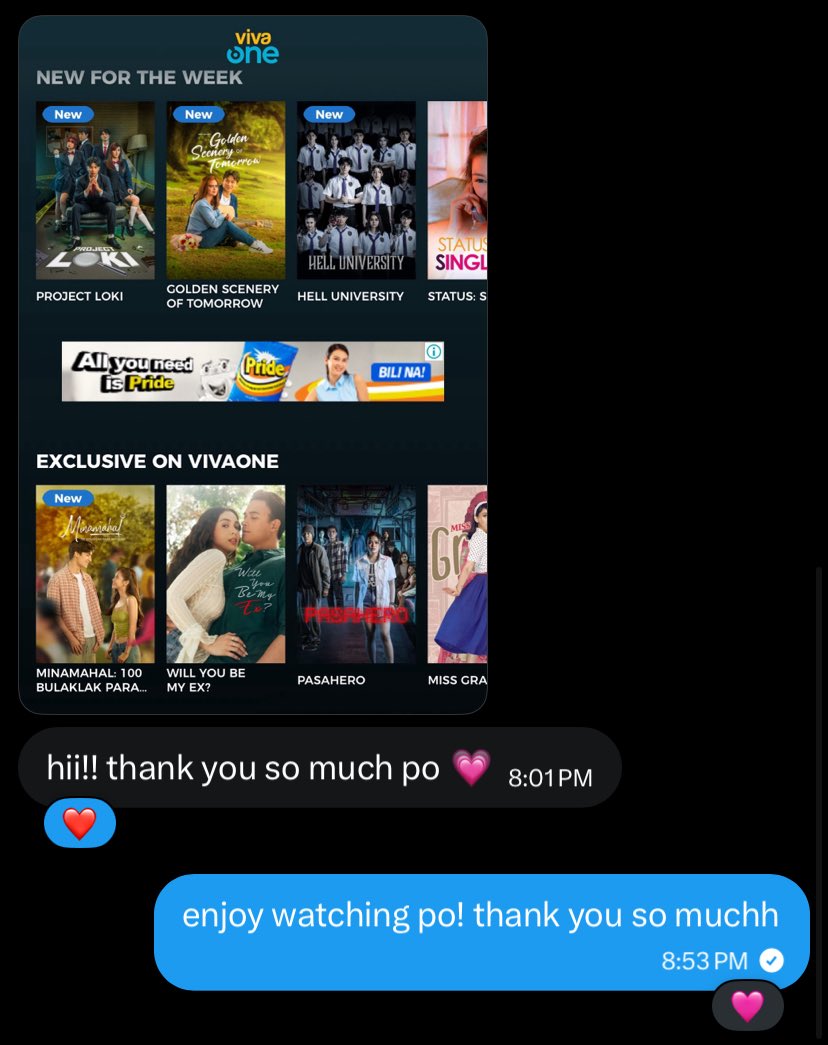 taliamnt's tweet photo. — viva one 1 month: 30 pesos 💌

- wts lfb viva prem for sale fs

• 1 device only
• payment is thru gcash
• this is a voucher
• your own account ❗️

📩 amnse jayfer kiefer jayjay gsot arkin via sdp drake palma vivaone premium ph
hu hell university https://t.co/cC5KUlorkU