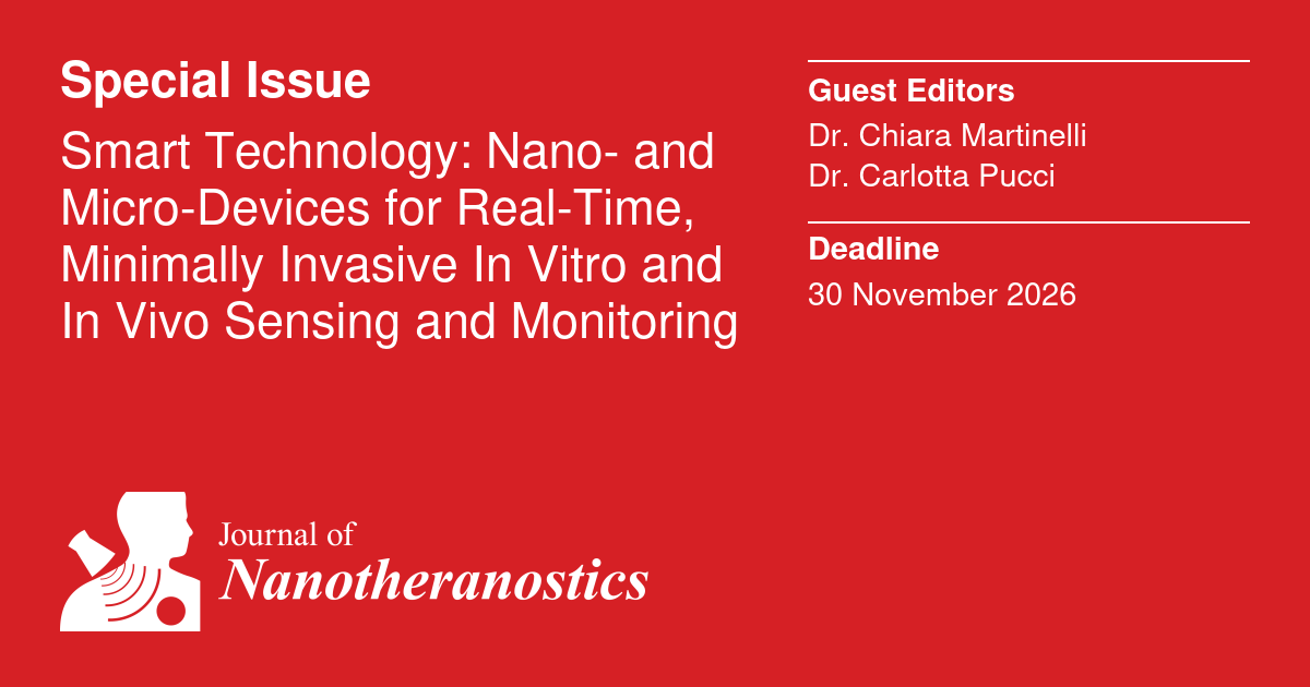 Journal of Nanotheranostics MDPI tweet media