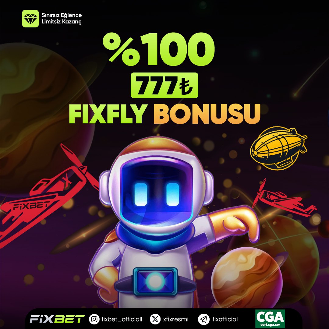 xfixresmi's tweet photo. 🎰 BONUSLA YÜKSELME ZAMANI!

🤩#Fixbet'ten %100 777 TL NAKİT HEDİYE !

🎰 KATILIM SAĞLAYABİLECEĞİNİZ ALANLAR:

• Zeplin
• JetX
• Spaceman
• Raptor
• Aviator

➕ Yatırım esnasında " %100 777TL FİXFLY NAKİT BONUS " seçeneğini seçmeniz yeterlidir. 
 
📲 https://t.co/KyVi0yrl3t https://t.co/juNNQnArV0