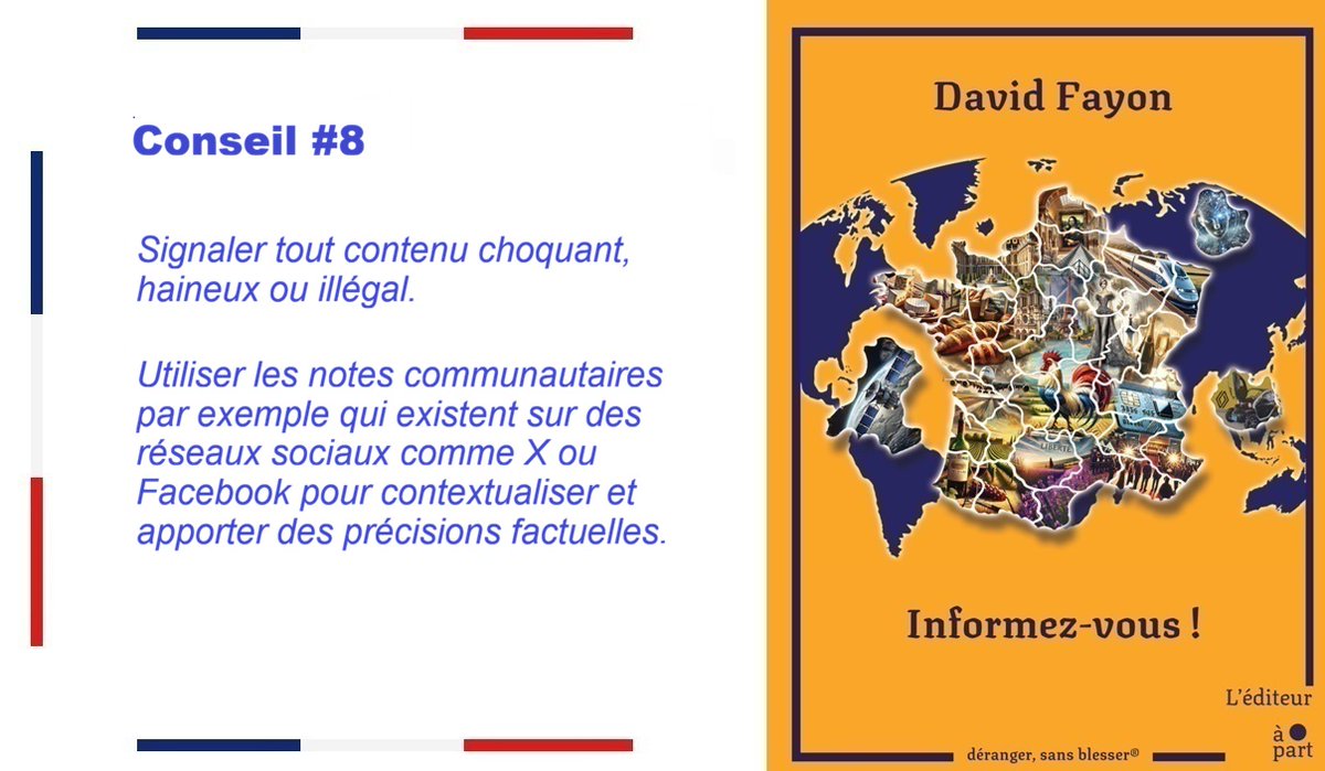Informez__Vous's tweet photo. Signaler tout contenu choquant, haineux ou illégal. Utiliser les notes communautaires.
Conseil in livre Informez-vous ! https://t.co/P3jmPLjqmD
cc @vinceflibustier @DeBunKerEtoiles @TroncheBiais @arikouts @cyberguerre @_SaxX_ @7559pr @Enthoven_R @emma_ducros @MacLesggy @FerghaneA https://t.co/QUOfN21M7J