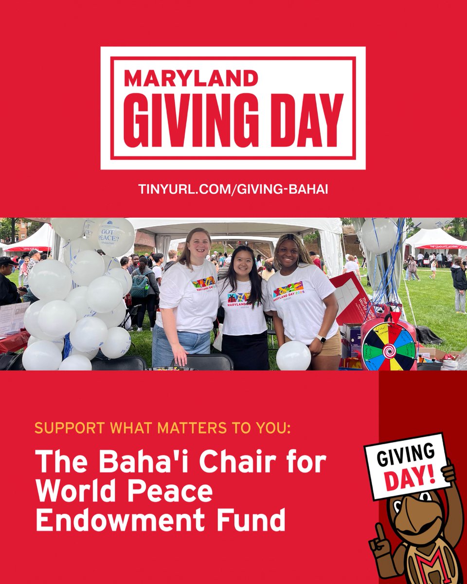 Bahá’í Chair UMD tweet media