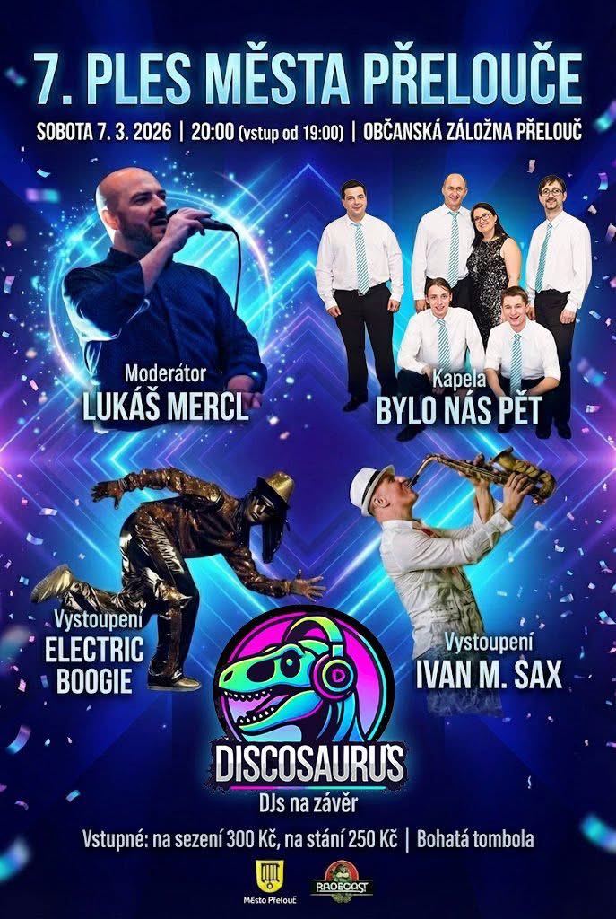 ivanmsax's tweet photo. Těšíme se na sobotní ples města Přelouč. We are looking forward to Saturday’s ball in the town of Přelouč with DJs Discosaurus… https://t.co/GajhSiSkWG
