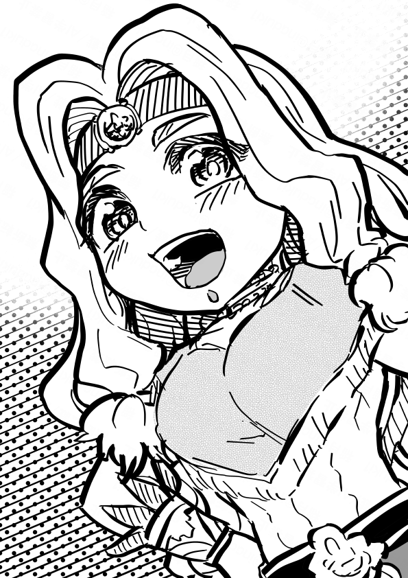 ホビーアニメ風味な今日の走り描きお姉さん 