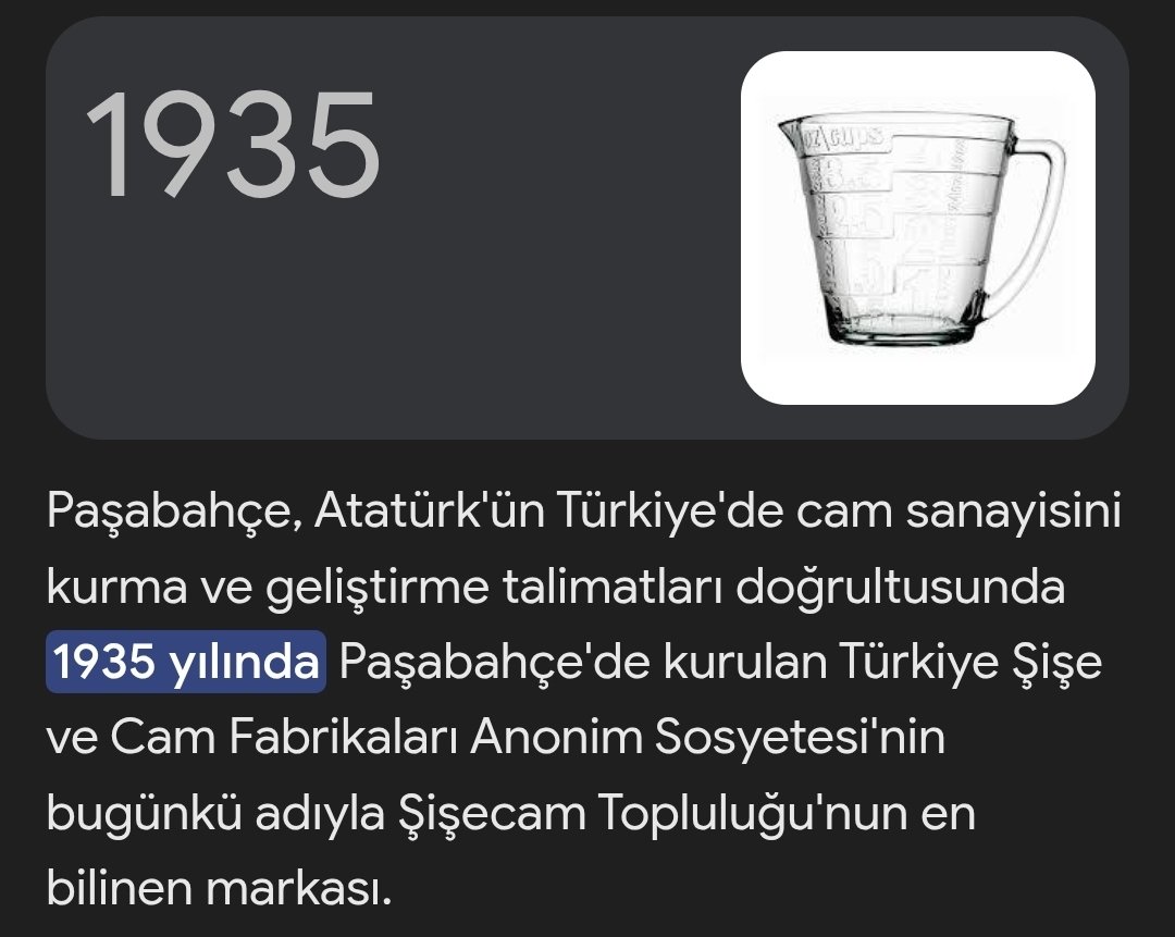 atam olmasaydı bu bardak olmazdı