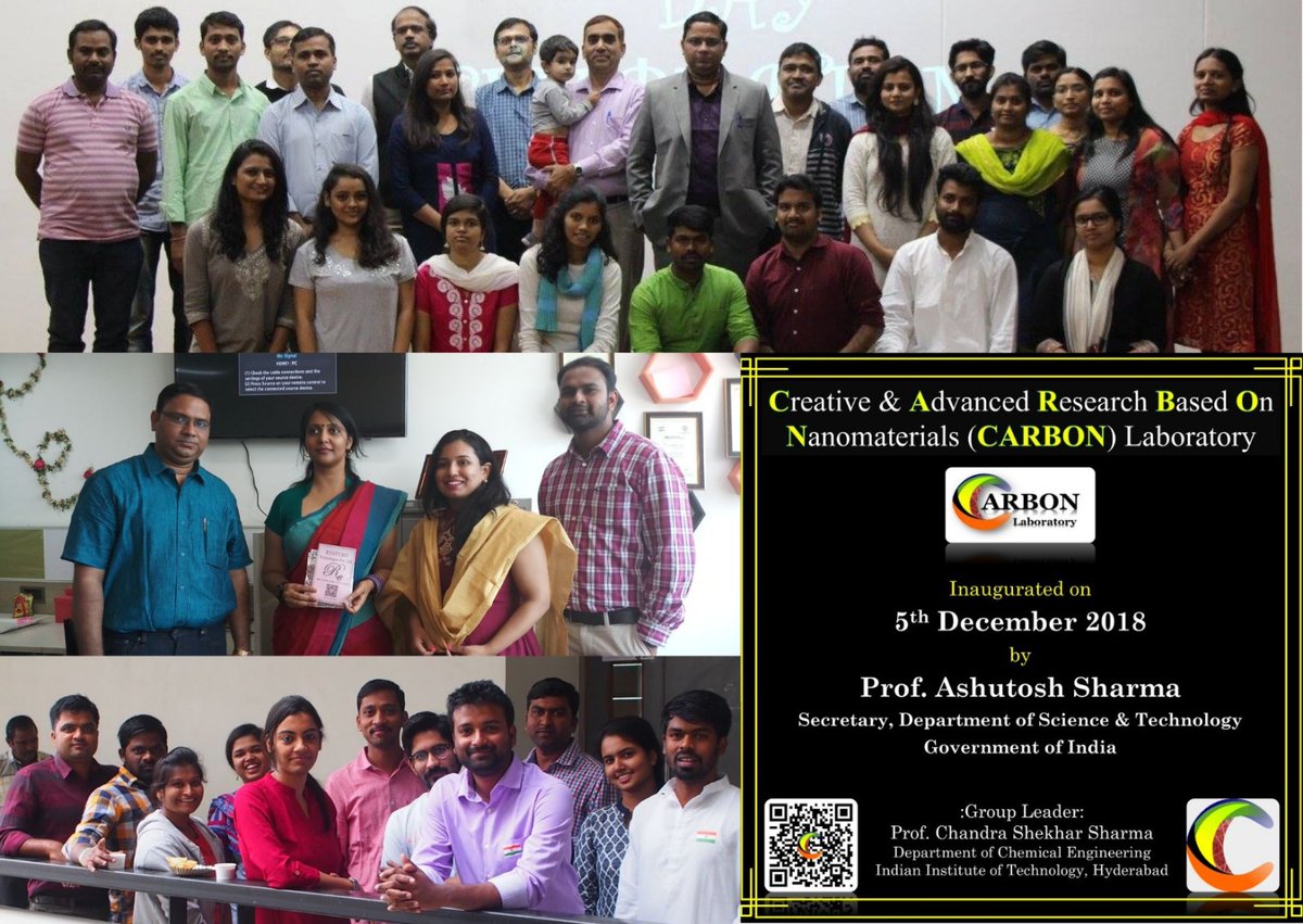 Chans2k2's tweet photo. Flashback 2018–19: #CARBONLab began its new journey in CHE709 with a virtual inauguration by Prof. Ashutosh Sharma—setting tone for excellence.
2019 saw launch of Restyro Tech turning research into impact.
Frm Lab Day celebration 2 lasting tradition: Journey of teamwork & belief. https://t.co/qxzr2sLnJJ