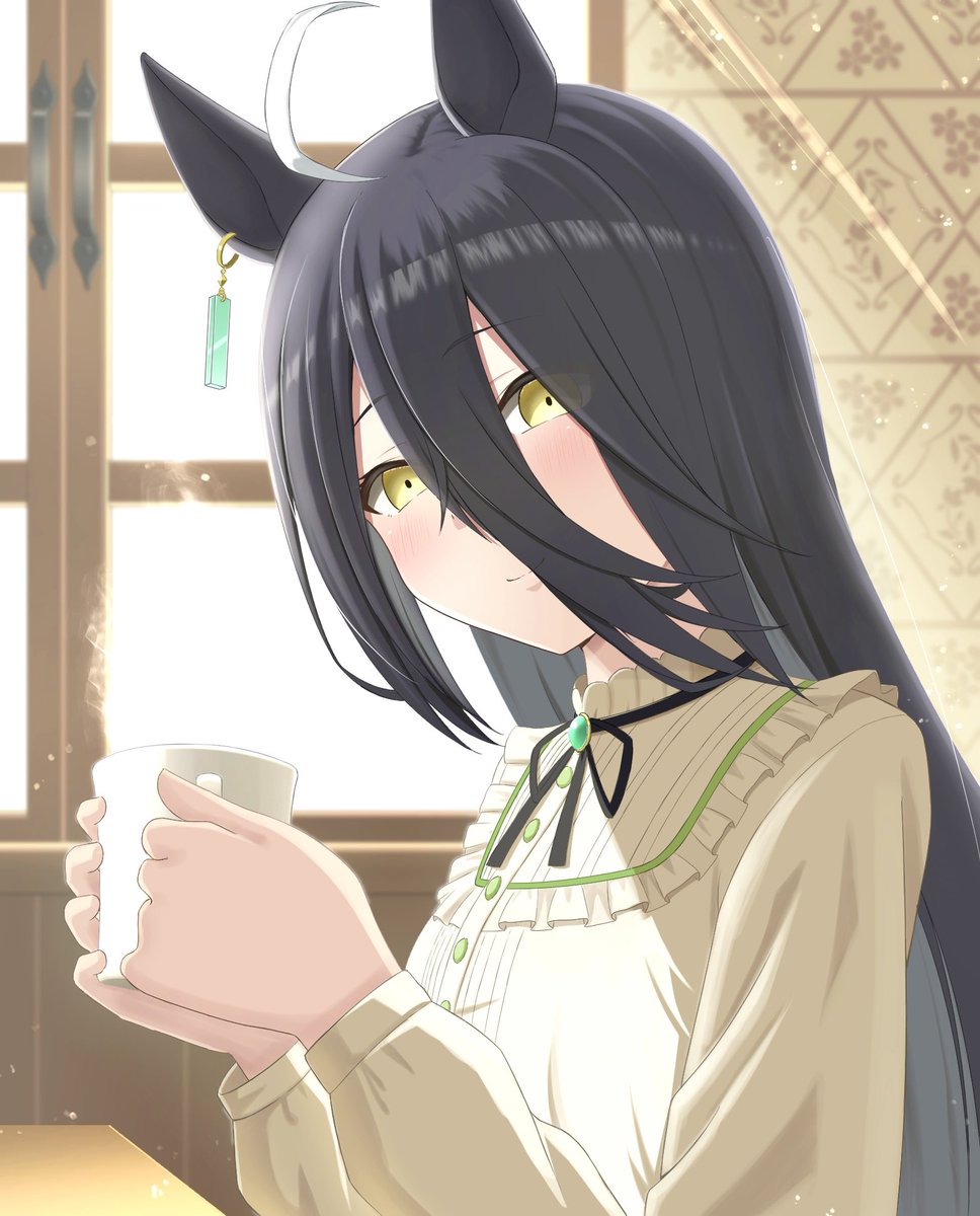 カフェお誕生日おめでとう🎂☕️✨ #ウマ娘 #マンハッタンカフェ生誕祭2026