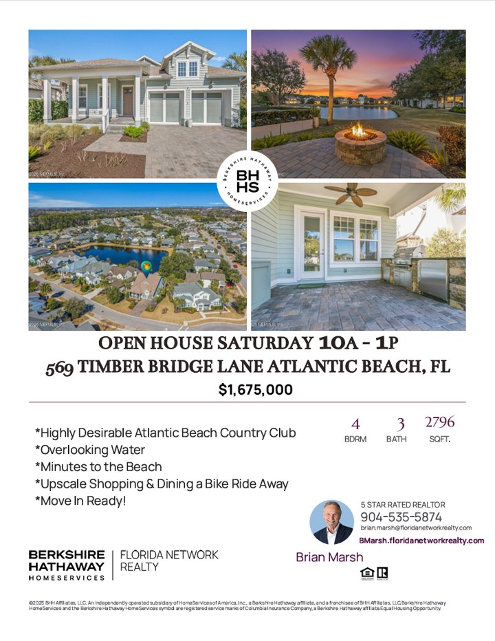 ParkdriverPark's tweet photo. Join me Saturday for a tour of this beautiful home Atlantic Beach County Club home. PLEASE NOTE: DUE TO THE GOLF TOURNAMENT, ENTER THE NEIGHBORHOOD THROUGH DUTTON ISLAND ROAD EAST, OFF MAYPORT ROAD! https://t.co/SsP2z9pqi9