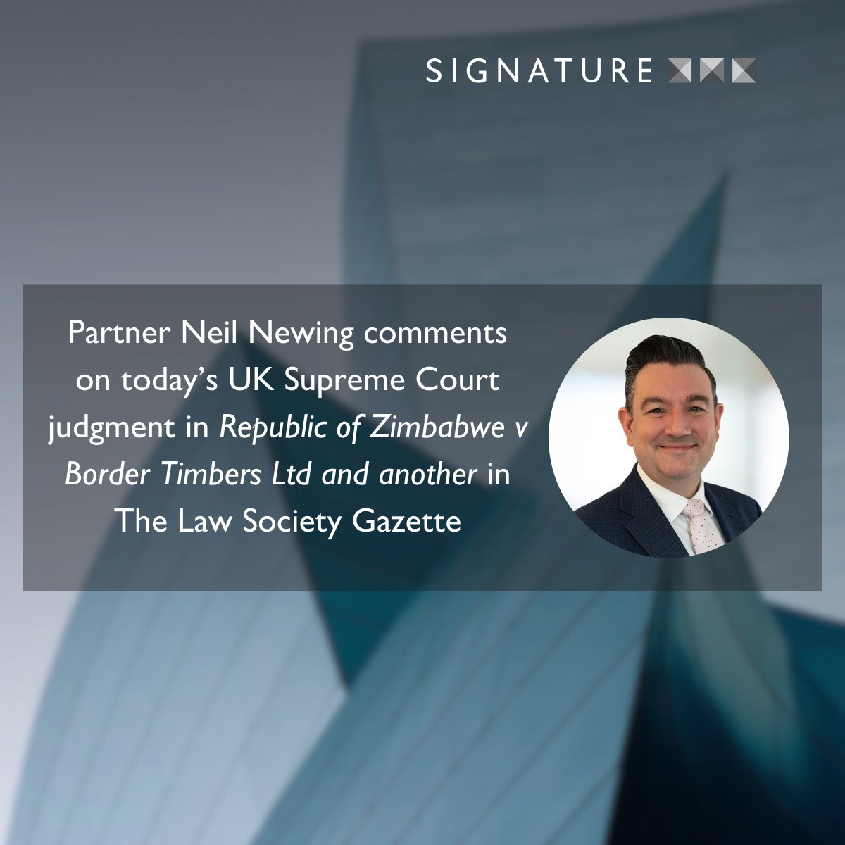 Signature Litigation tweet media