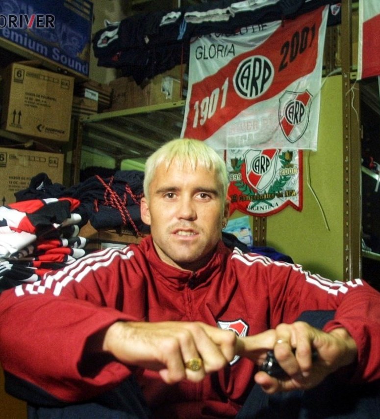 Recrearon una de las fotos más iconicas del Chacho en River. Emociona.