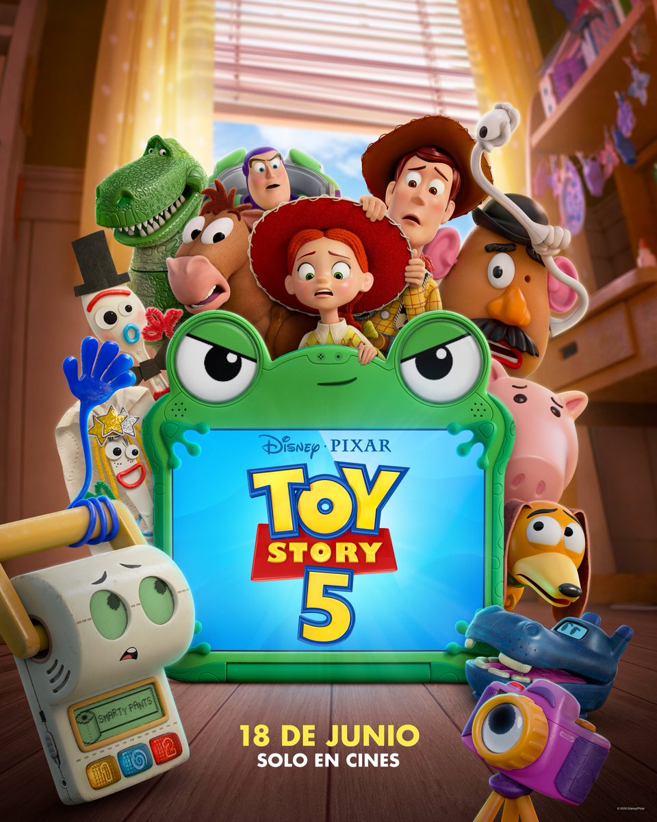 Los juguetes tienen nuevos ¿amigos? 👀

#ToyStory5 llega a los cines el 18 de junio